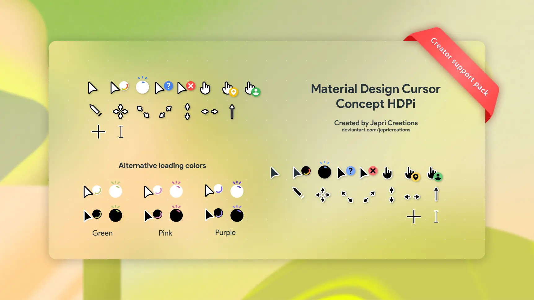 Thumbnail of Material Design Cursor Concept HDPi